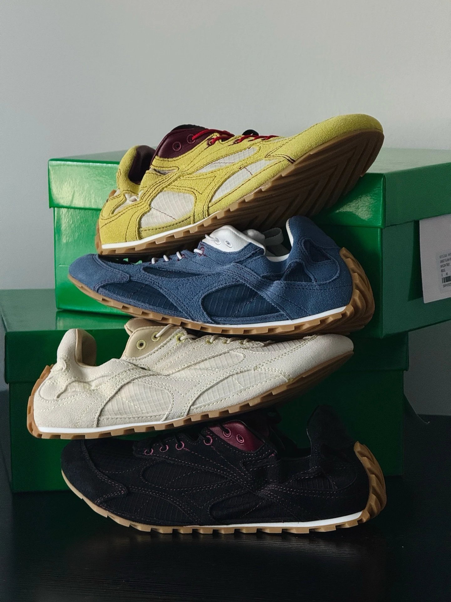 Bottega Veneta Sneakers Orbit Flash suede and mesh quick-lace image 8