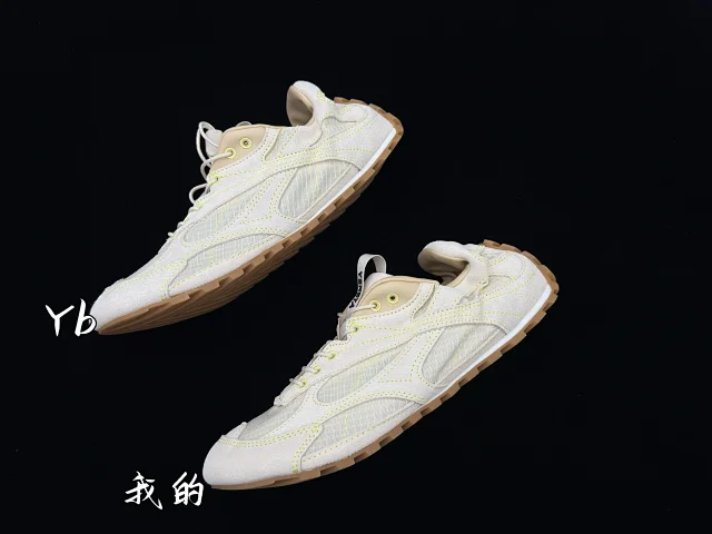 Bottega Veneta Sneakers Orbit Flash suede and mesh quick-lace product detail image 23