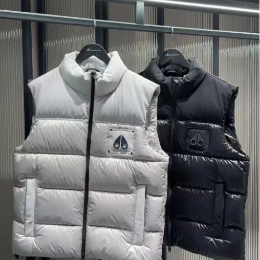 Moose Knuckles Puffer Vest Silver Metallic - 2