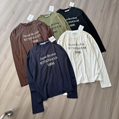 Clearance: ACN 1996 Series Cotton-Linen Long Sleeve - Olive Green/White - Below Cost - Batch 128 - Testable Fabric Composition