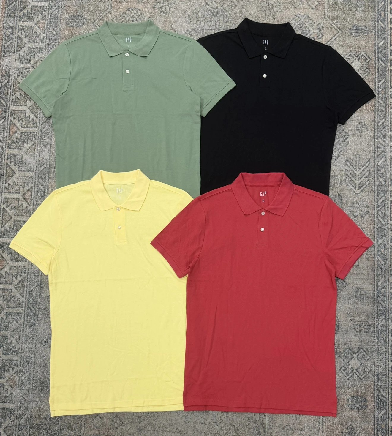 Pique Cotton Polo Short Sleeve