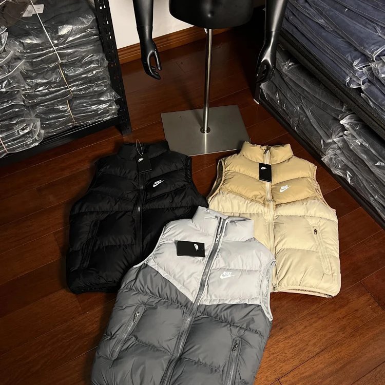 （现货秒发！）NIKE耐克 风行者棉服马甲外套 原厂订单 细节图和尺码表往下翻实拍图  市面上最鼎版本 三标齐全