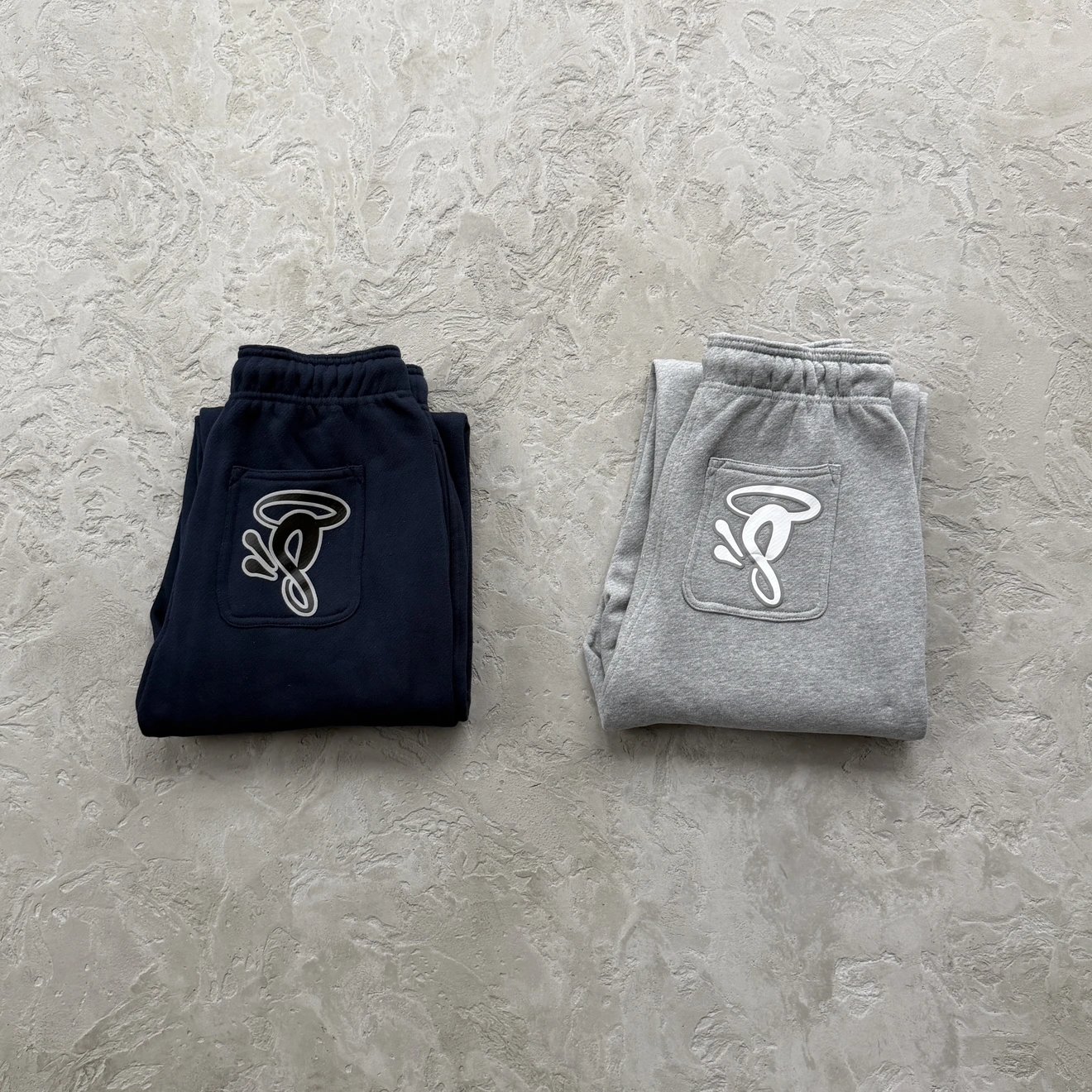 SY Straight Leg Sweatpants with Stripe Patch