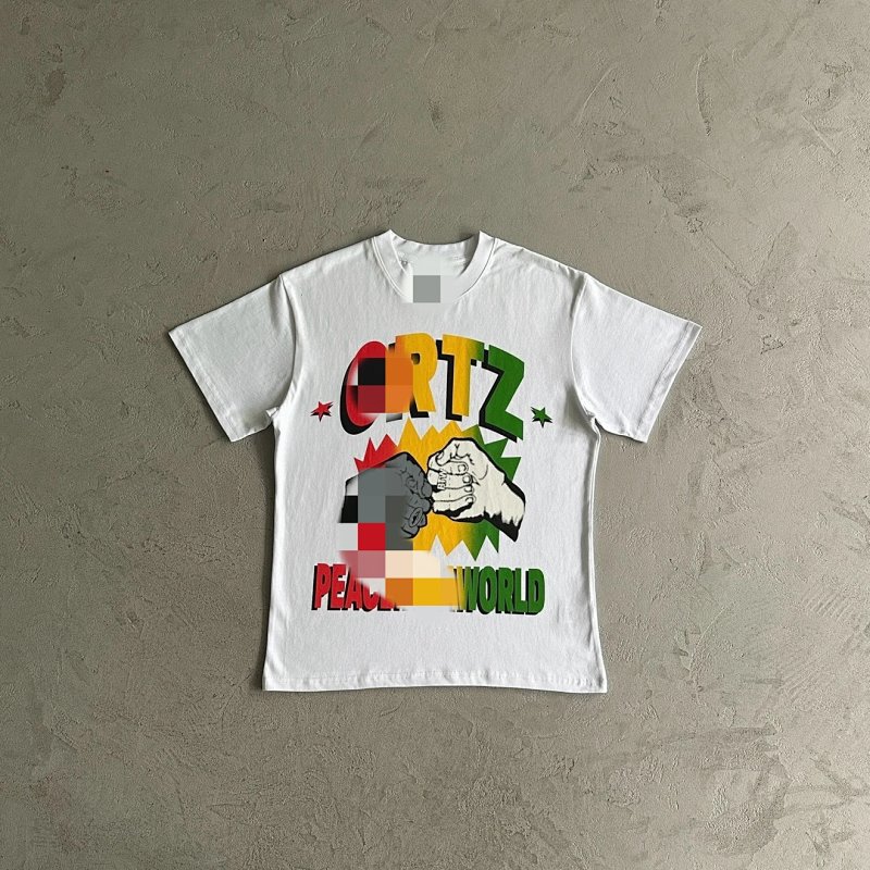 35¥peaceinnaworld tee-White