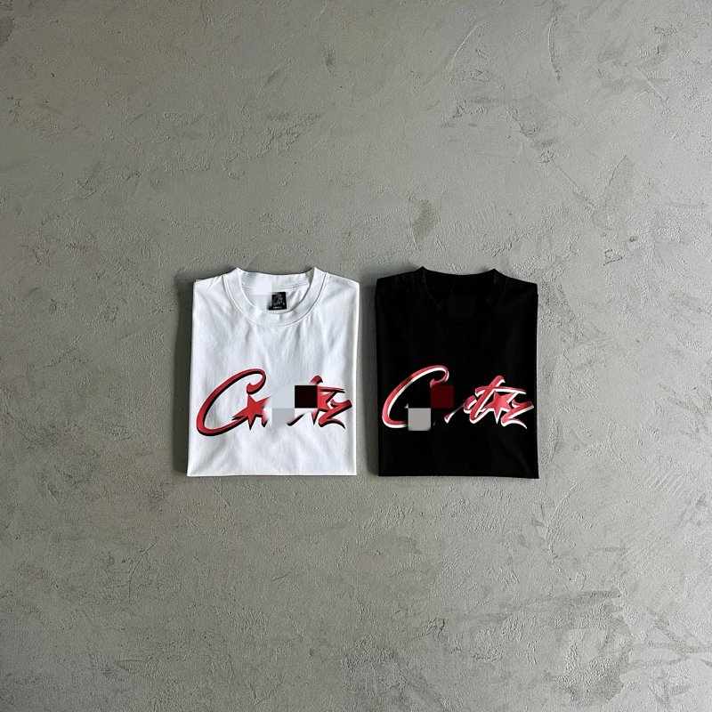 35¥ C Star red and white Tee