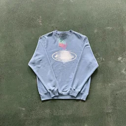thumbnail for Crew-neck navy sweatshirt