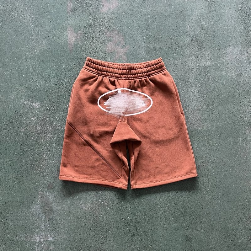 59¥ Brown sweatshirt shorts