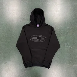 thumbnail for Black and black print basic sweater
