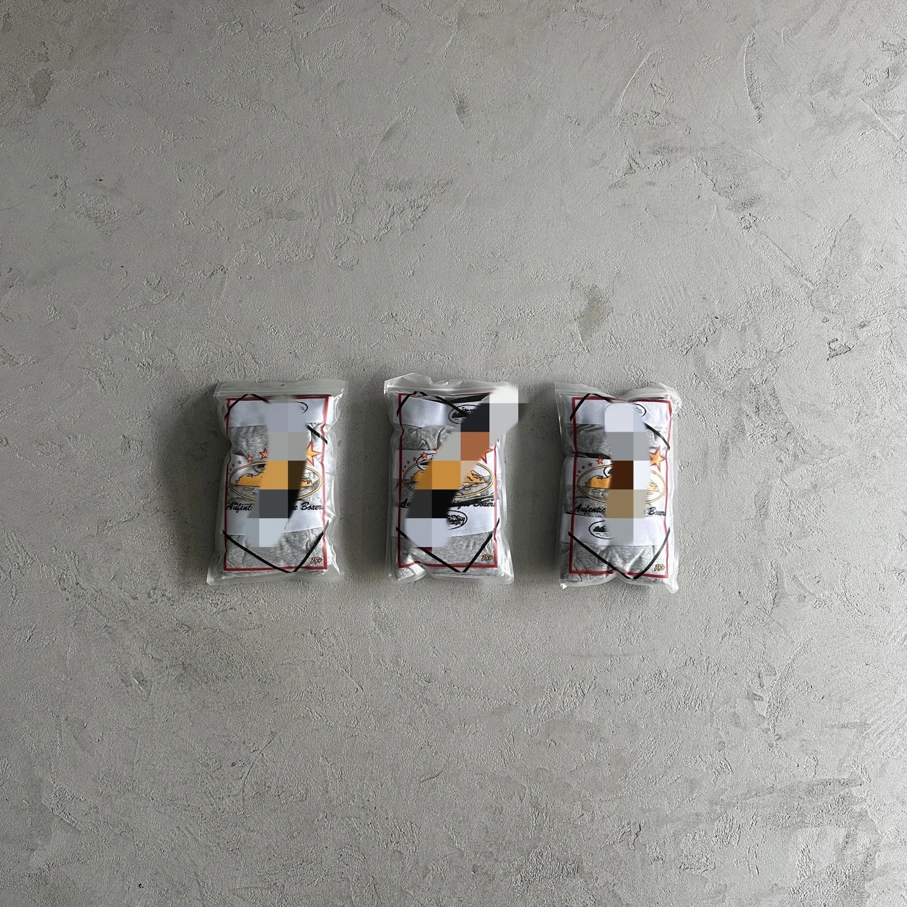 Round boxer underwear (3-piece set)