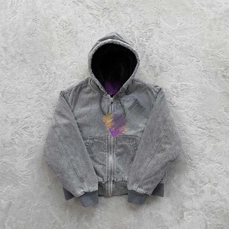 469¥Embossed C-Star Denim Work Jacket-grey