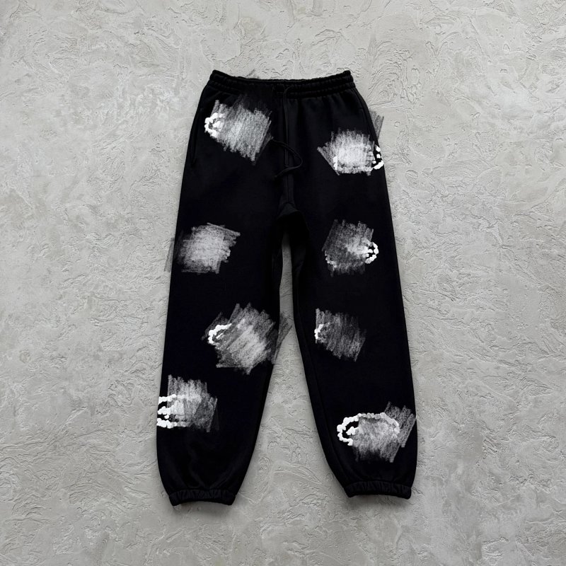 99¥ Cor x DenTears Island Wreath Sweatpant - Black