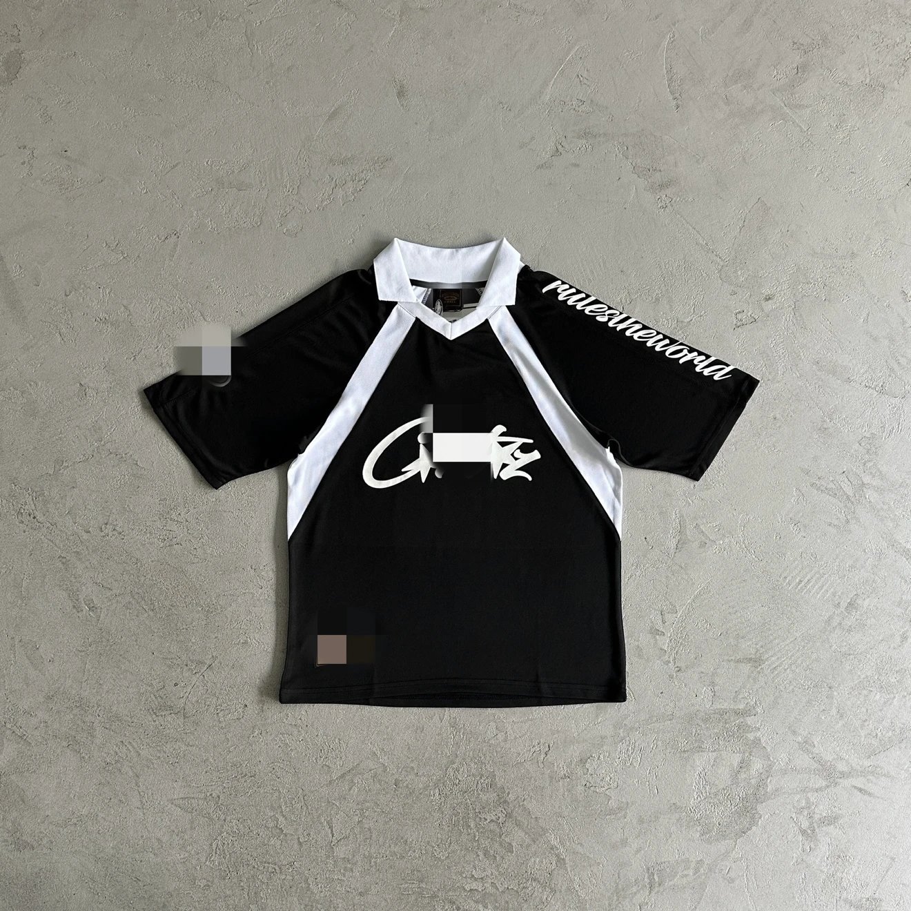 Evil - Collar football jersey