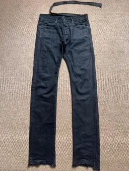thumbnail for Rick Owens FW08 Stag Detroit cut waxed jeans