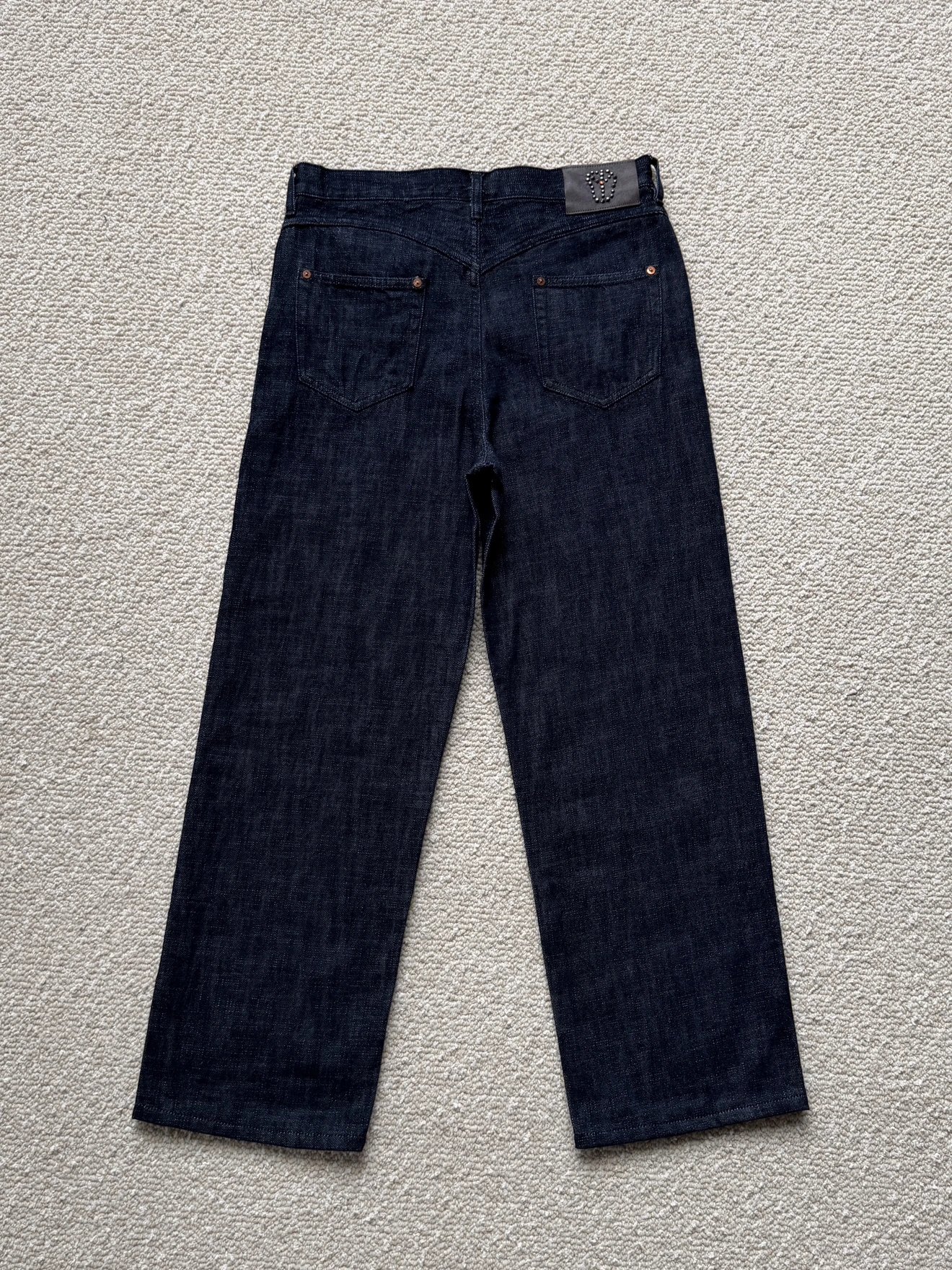 YM Diamond Inlaid Indigo Jeans