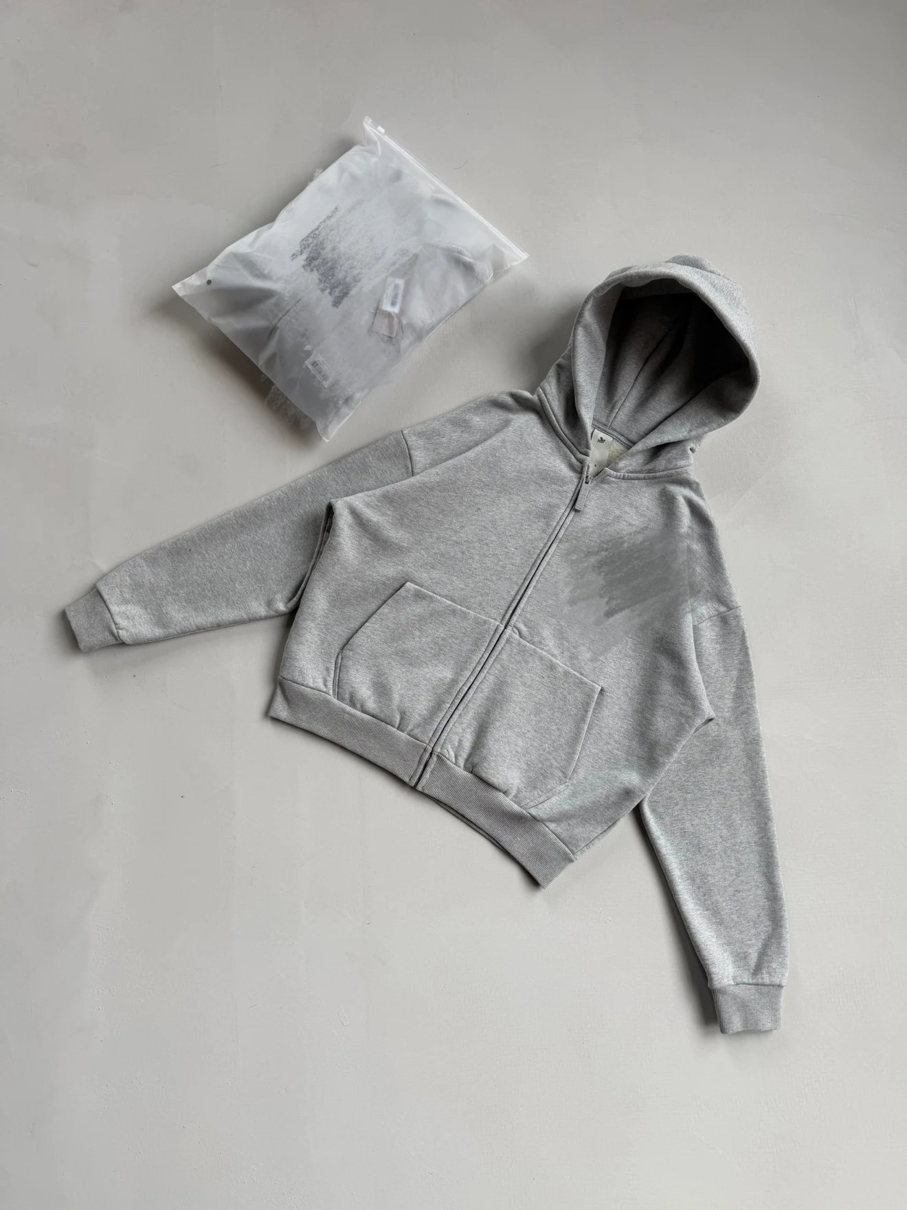 pe 水洗拉链开衫外套