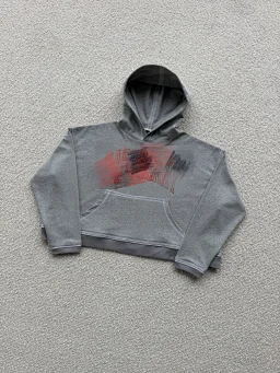 thumbnail for GV orange printed hoodie