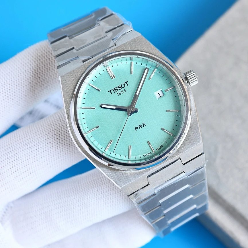 Single watch for personal use, ice blue dial