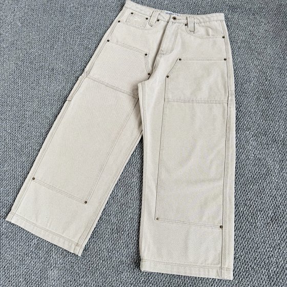 Grey Washed Cargo Pants