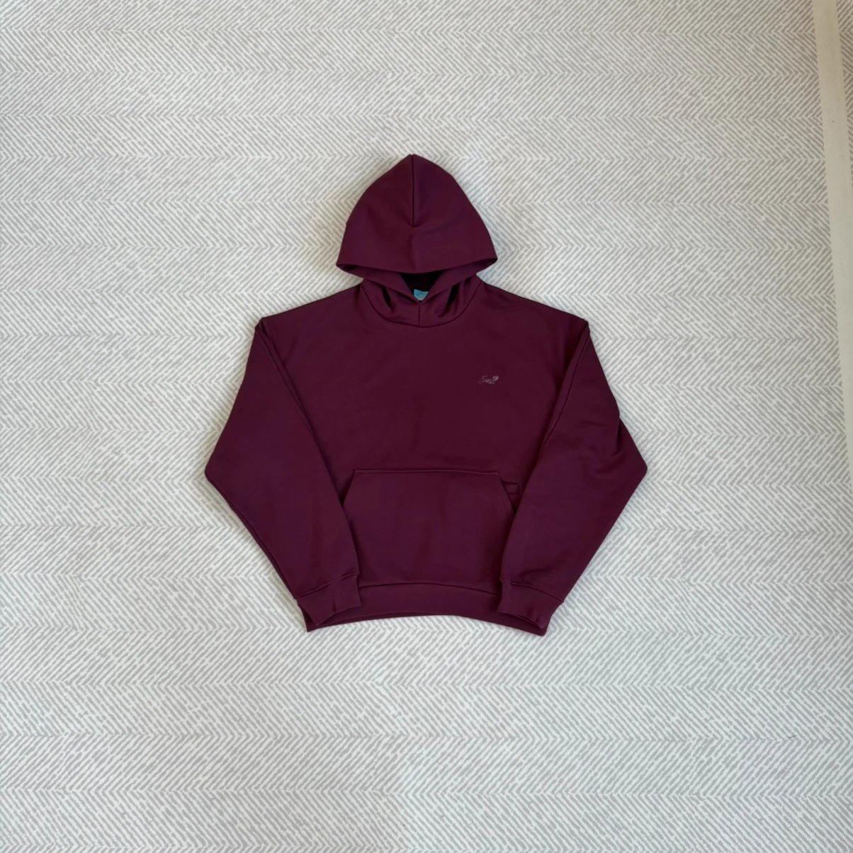 Y-5M burgundy hoodie