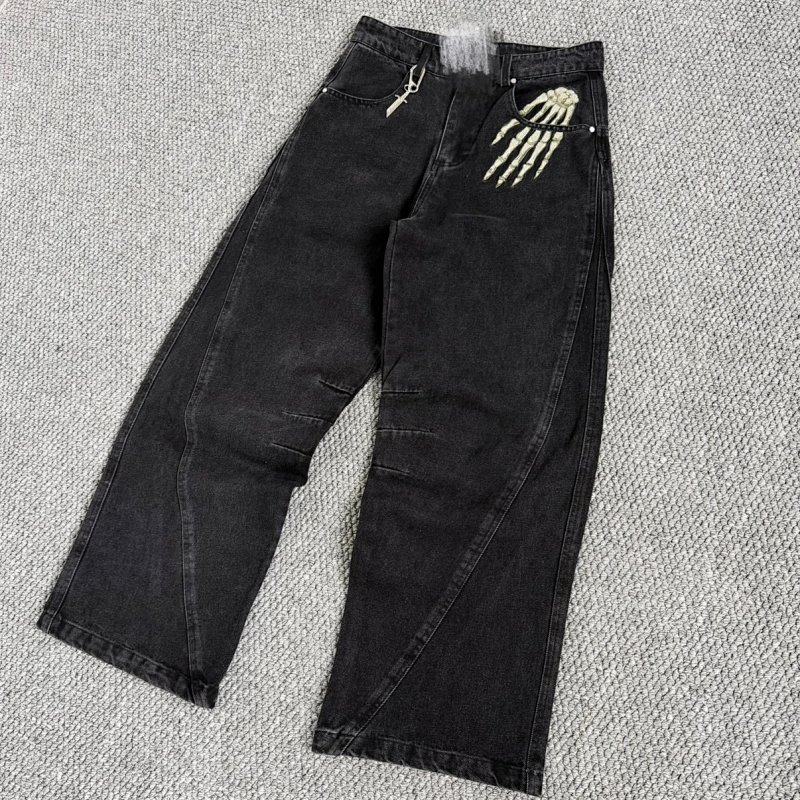 209¥(Vesc…Smoking kills Denim jeans|Black)