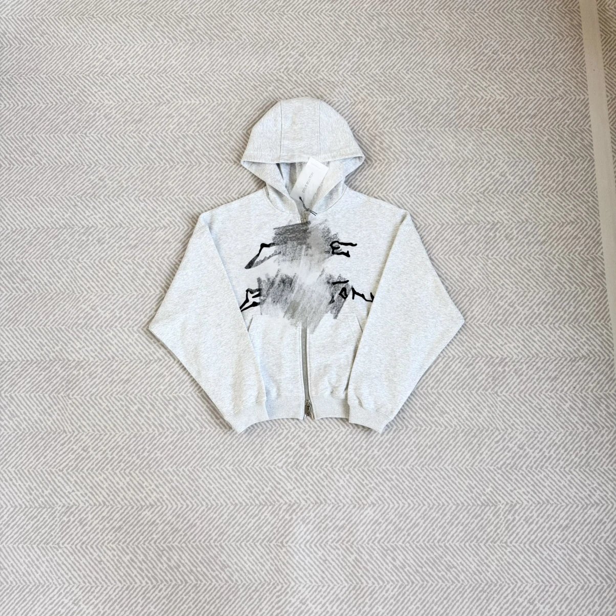 Splicing Print Zip Jacket
