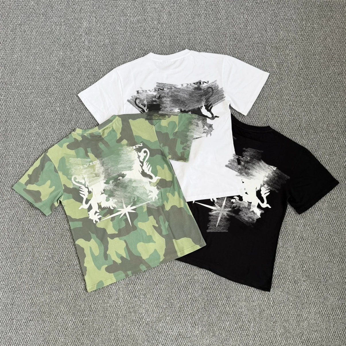 W-DD Beast Printed Short sleeved T-shirt