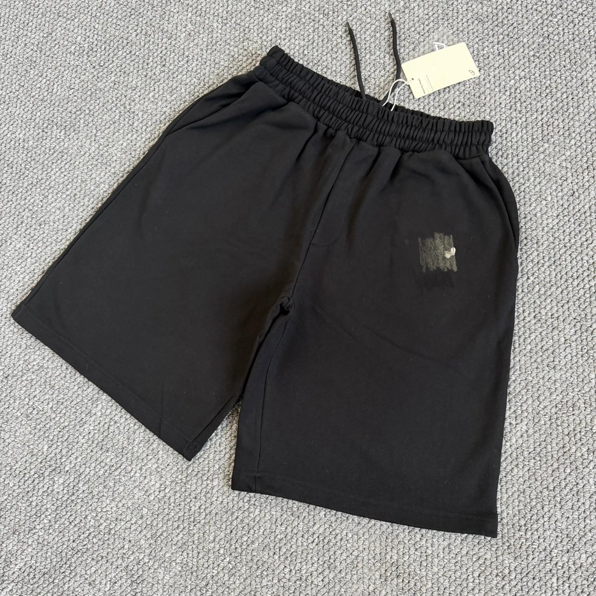 Black Drawstring Waist休闲 Shorts