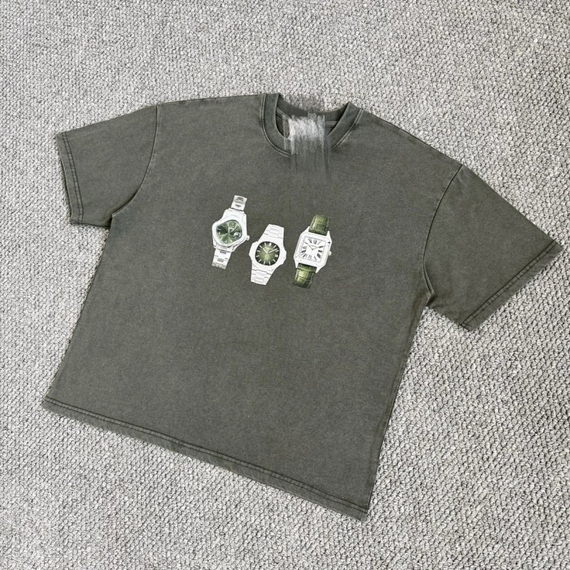 (Exper...Watch T-Shirt|Washed Gray)