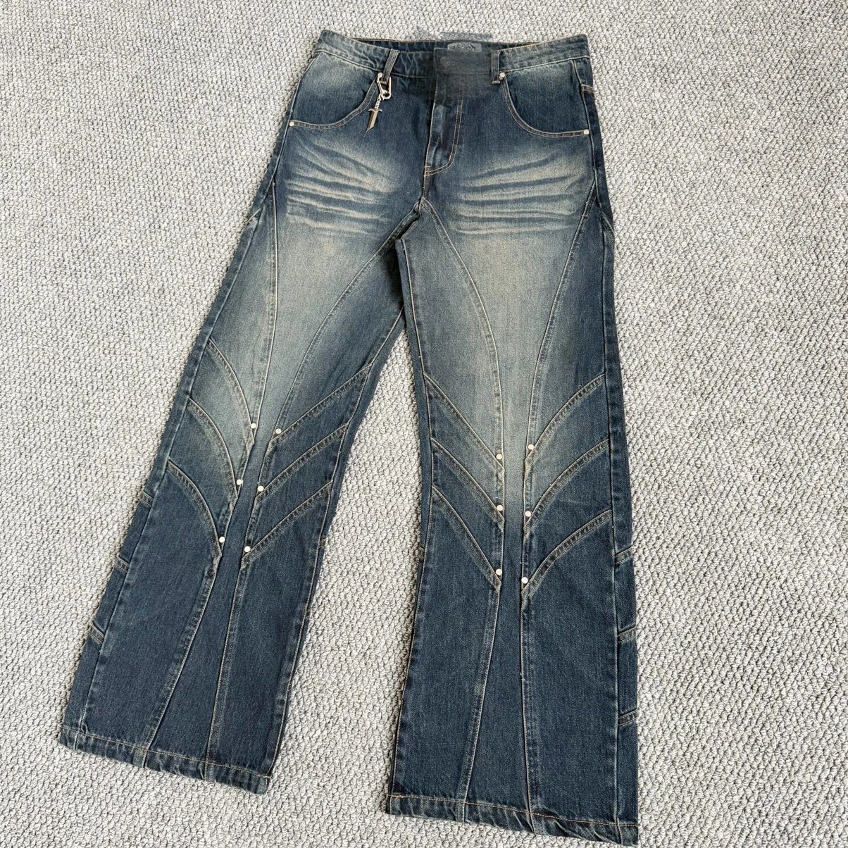 VE battle against the Spurs embroidered jeans