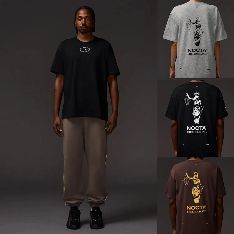Catalog seller-listing image: Basic crewneck T-shirt — no listing; not warehouse QC