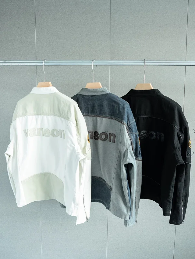 Vanson Leathers Jackets Supreme Collaboration Zip-Up Motorcycle Jacket product detail image 2