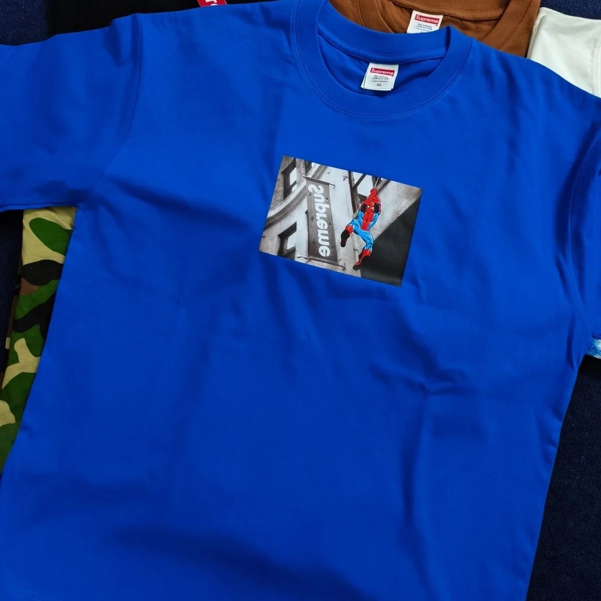 Supreme Spider-Man Graphic Black T-Shirt - 4