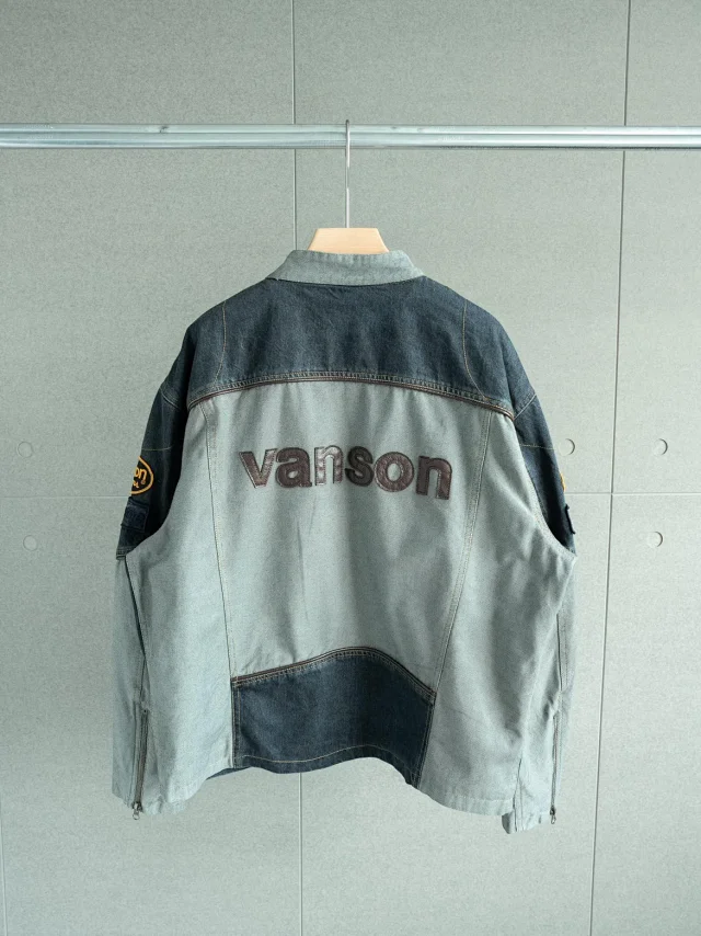 Vanson Leathers Jackets Supreme Collaboration Zip-Up Motorcycle Jacket product detail image 9