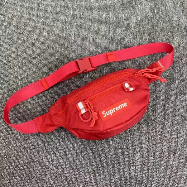Supreme Waist Bag Red Belt Bags - 4