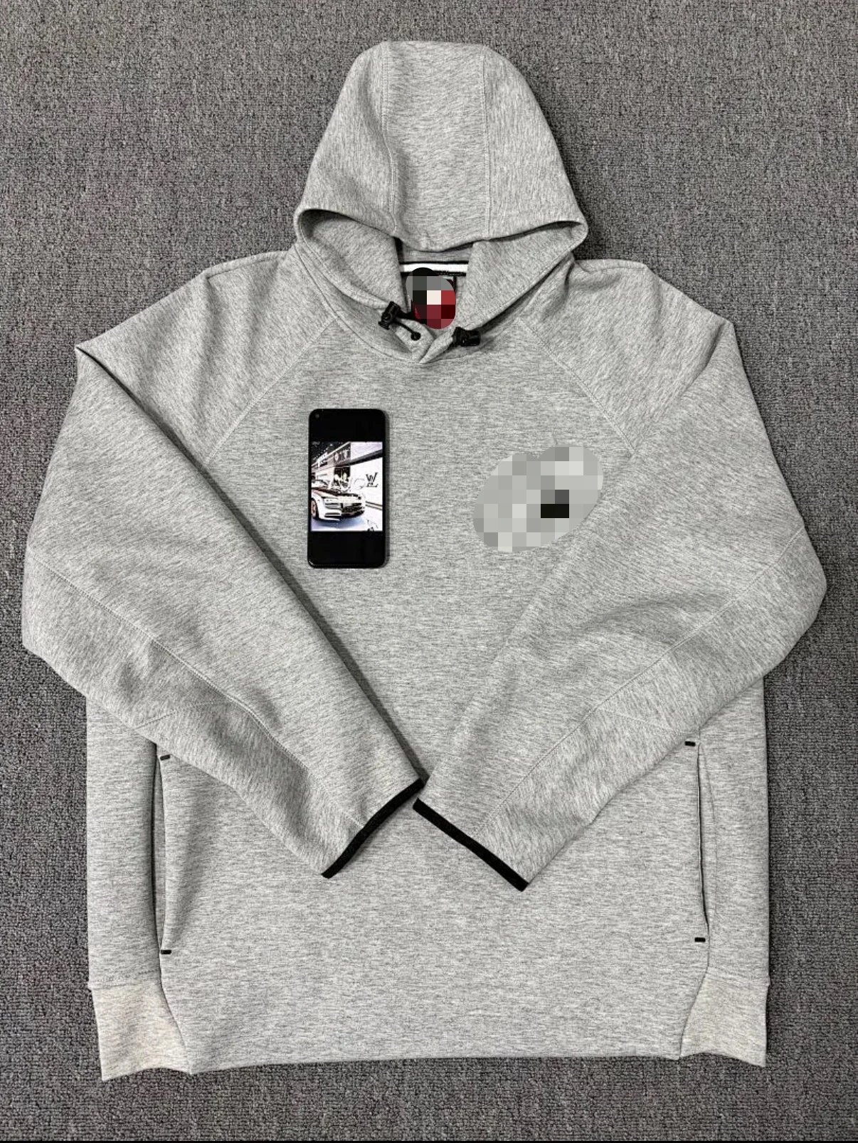 Grey hoodie