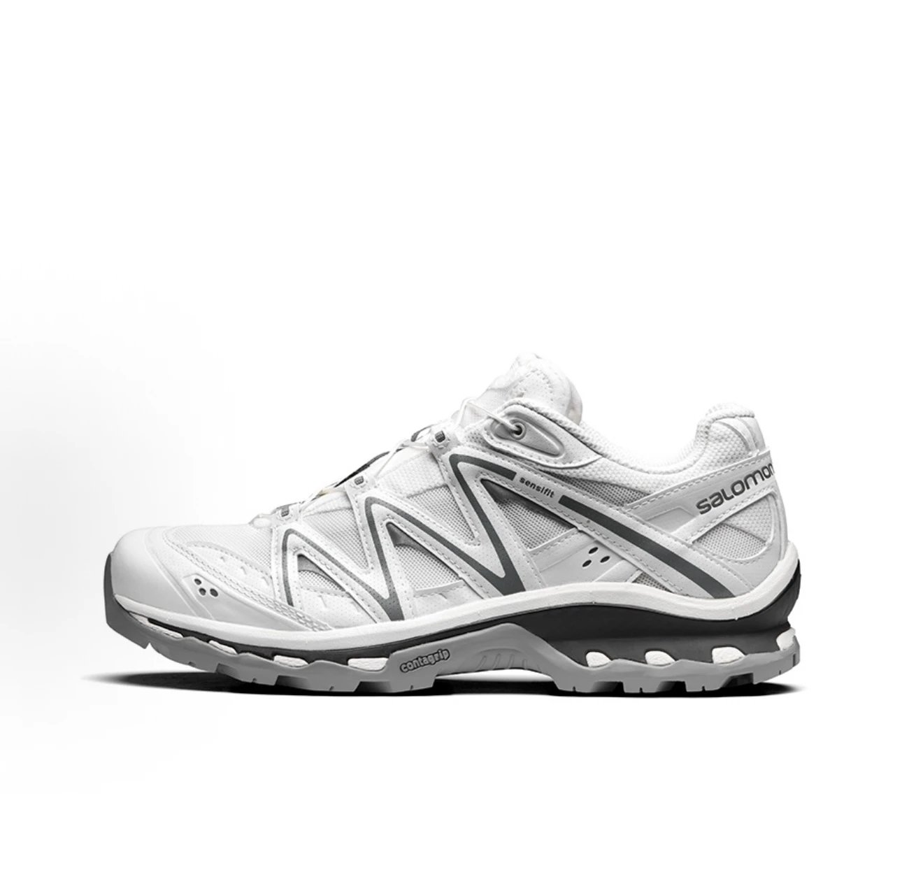 Salomon XA Pro 3D White Gray Trail Running Shoes