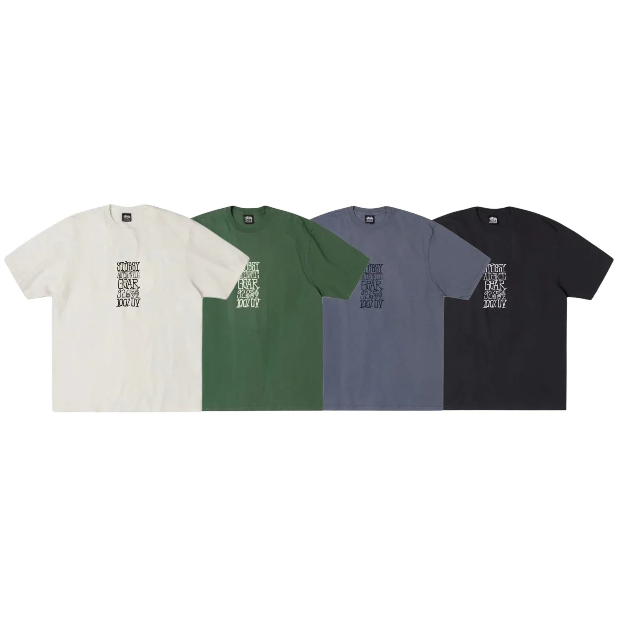 Original production 26SS STUSSY Gear92652 printed couple round neck short-sleeved T-shirt TEE Stussy