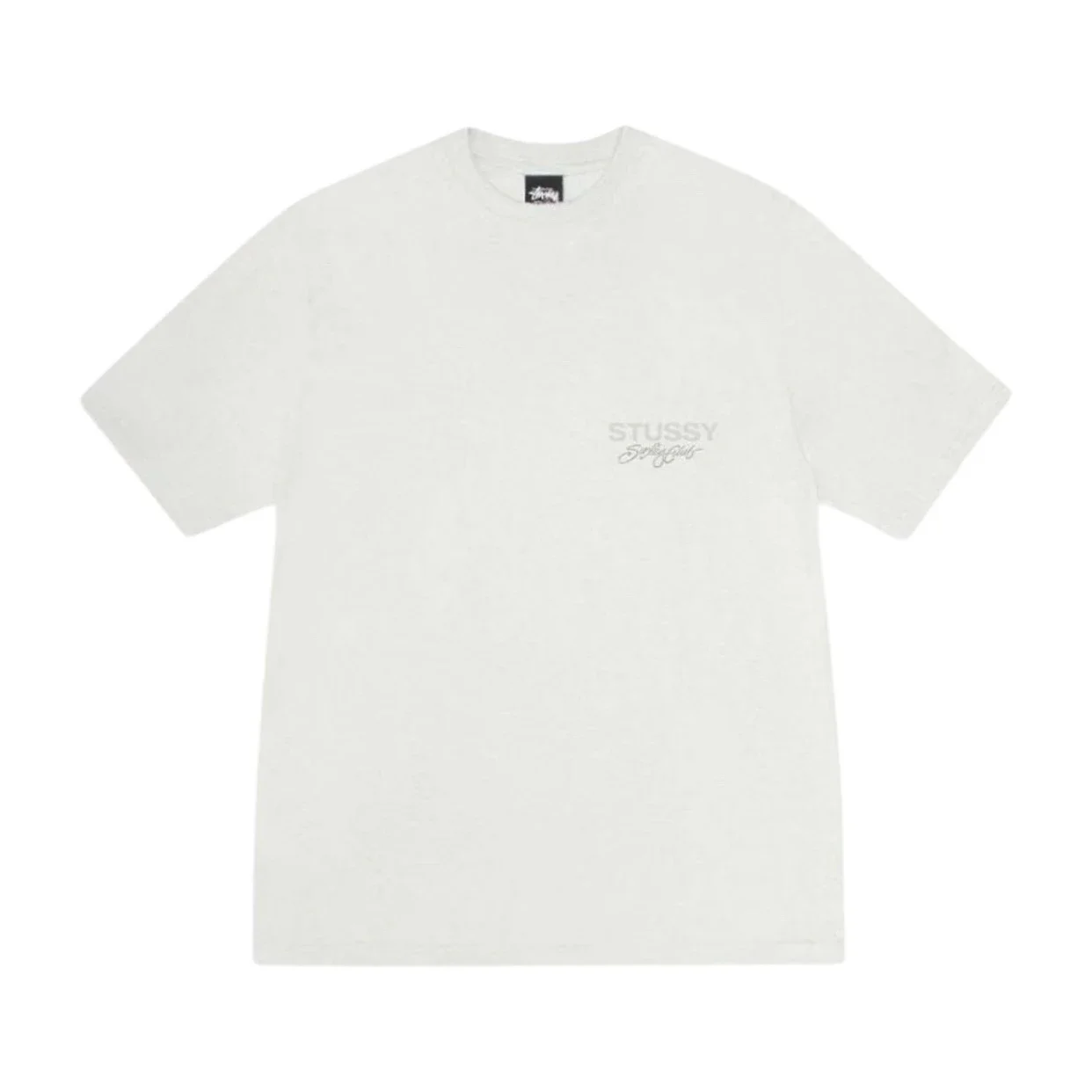 Original production 26SS STUSSY Summer Series Surfer Printed Couple Round Neck Short Sleeve T-shirt 