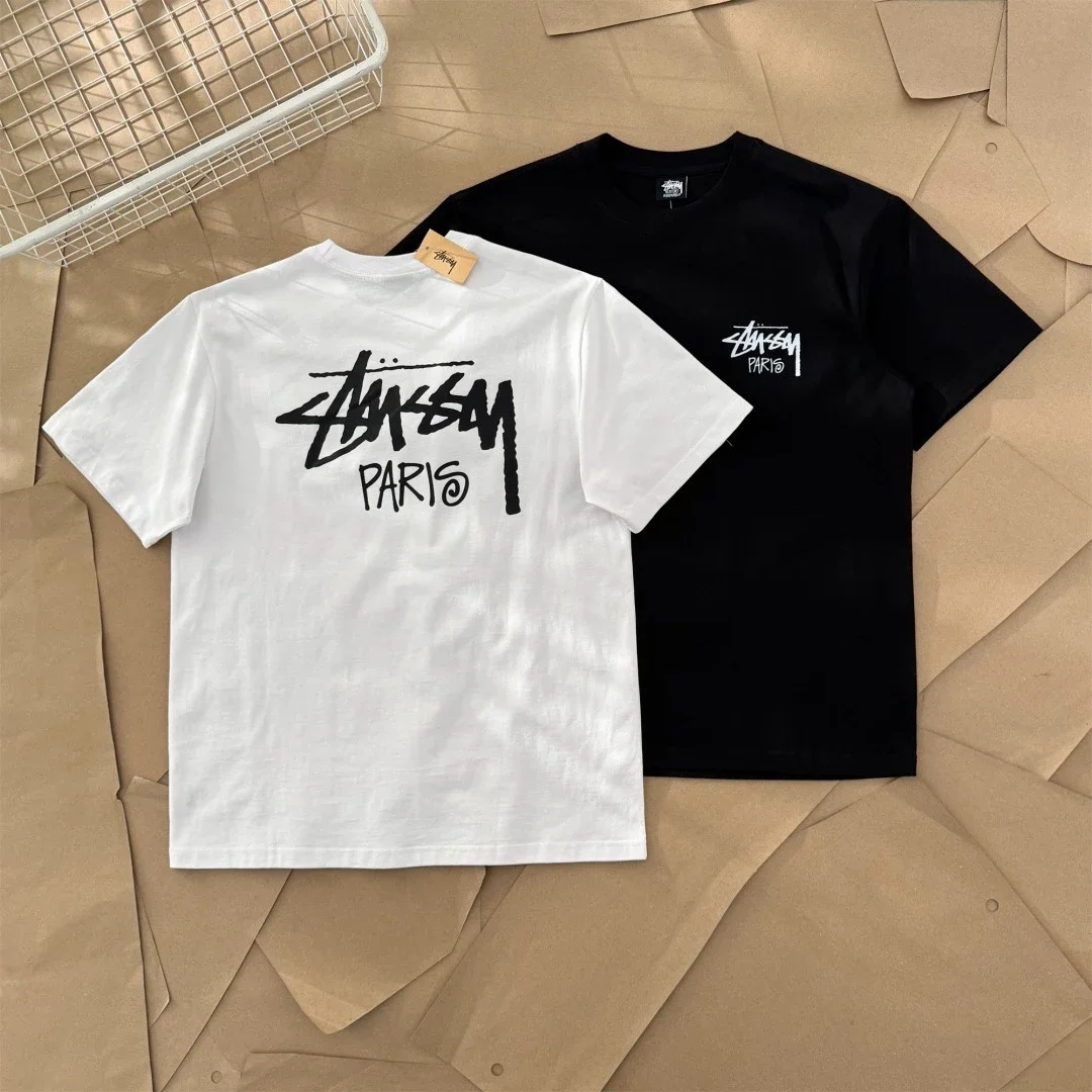Original production 25SS Stussy Stussy city limited series Paris Paris city limited printed short-sl