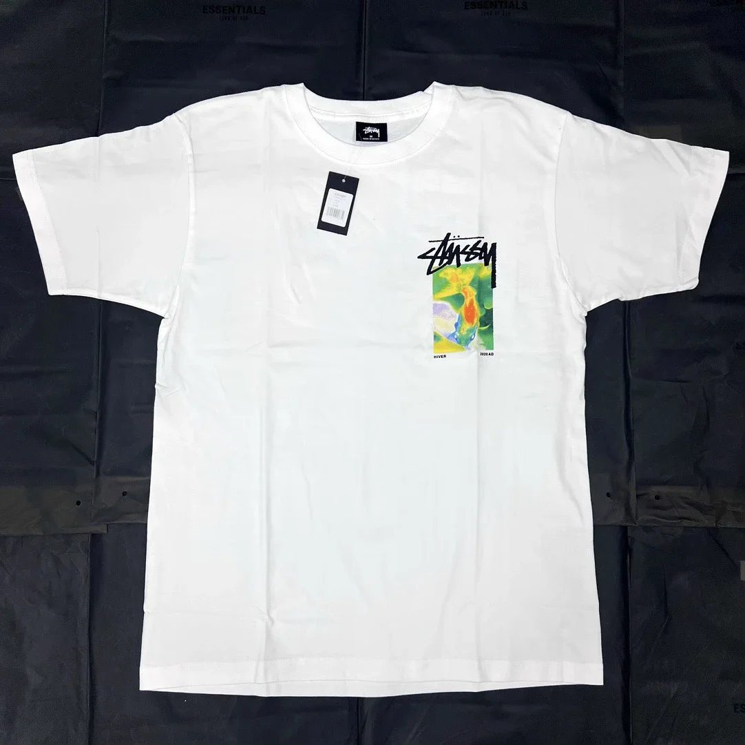 Original production of Stussy Afterglow Sunset Print Short Sleeve Stussy originated from the surfing