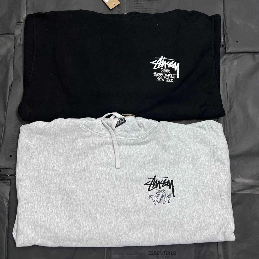 **Made in ** Stussy DSM Three City Limited Series New Pattern Round Neck Printed Sweatshirt Hoodie S