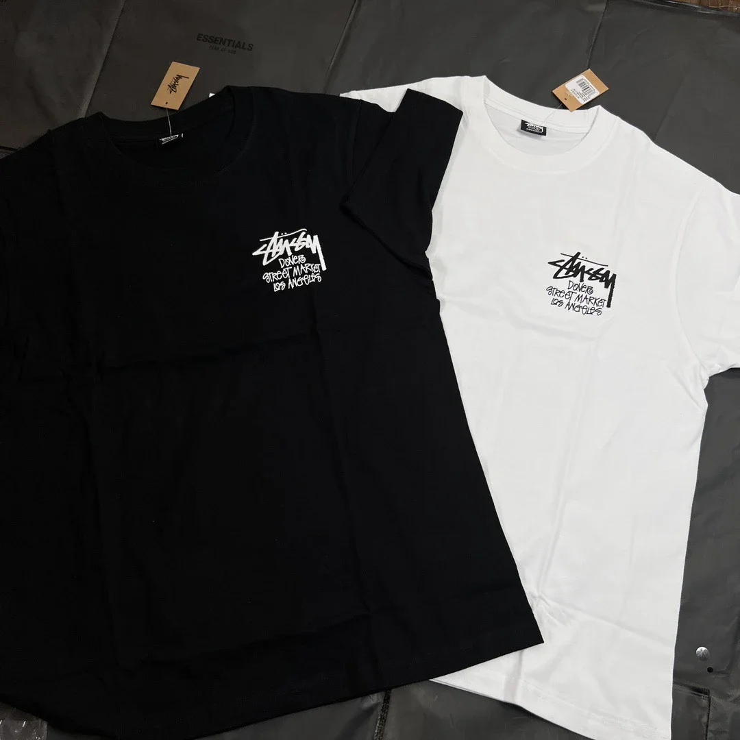 Original production Stussy DSM city-limited new patterned round neck printed short-sleeved Stussy or