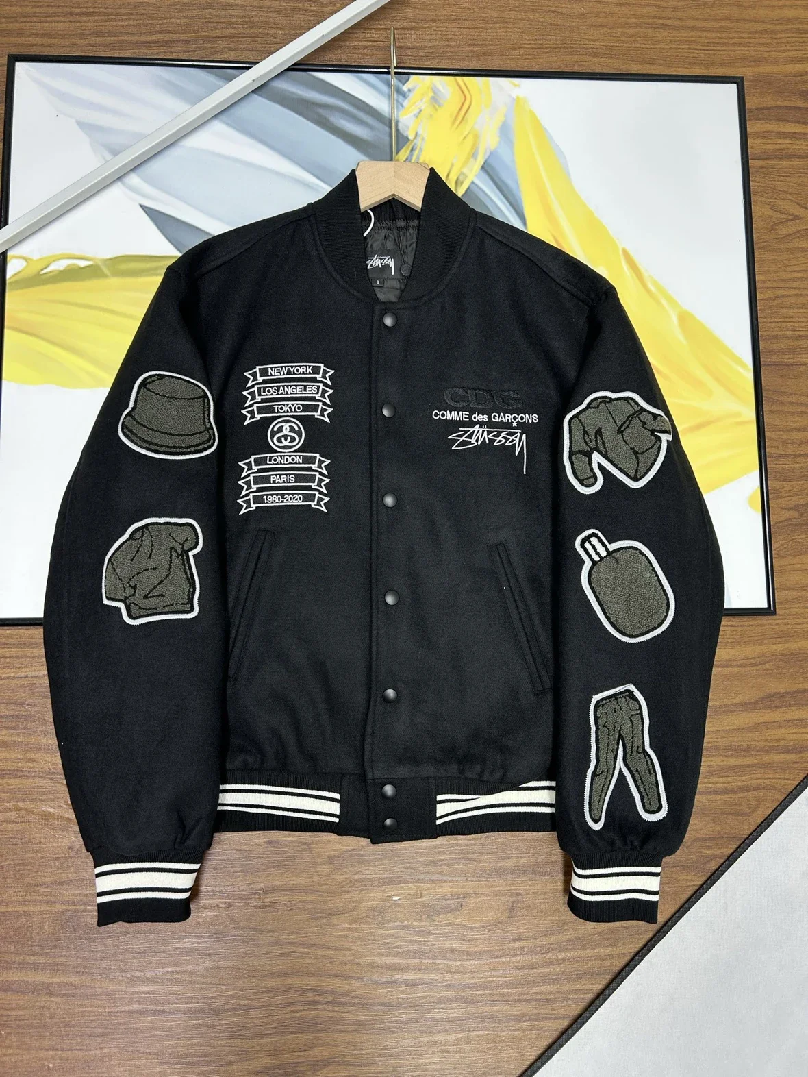 Original production Stussy FW20 Black 8-Ball Series 40th Anniversary Limited Edi