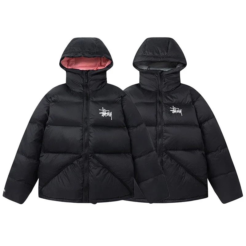 Original manufacturing Stussy Stussy Micro Ripstop Down Parka solid color hooded small label zipper 