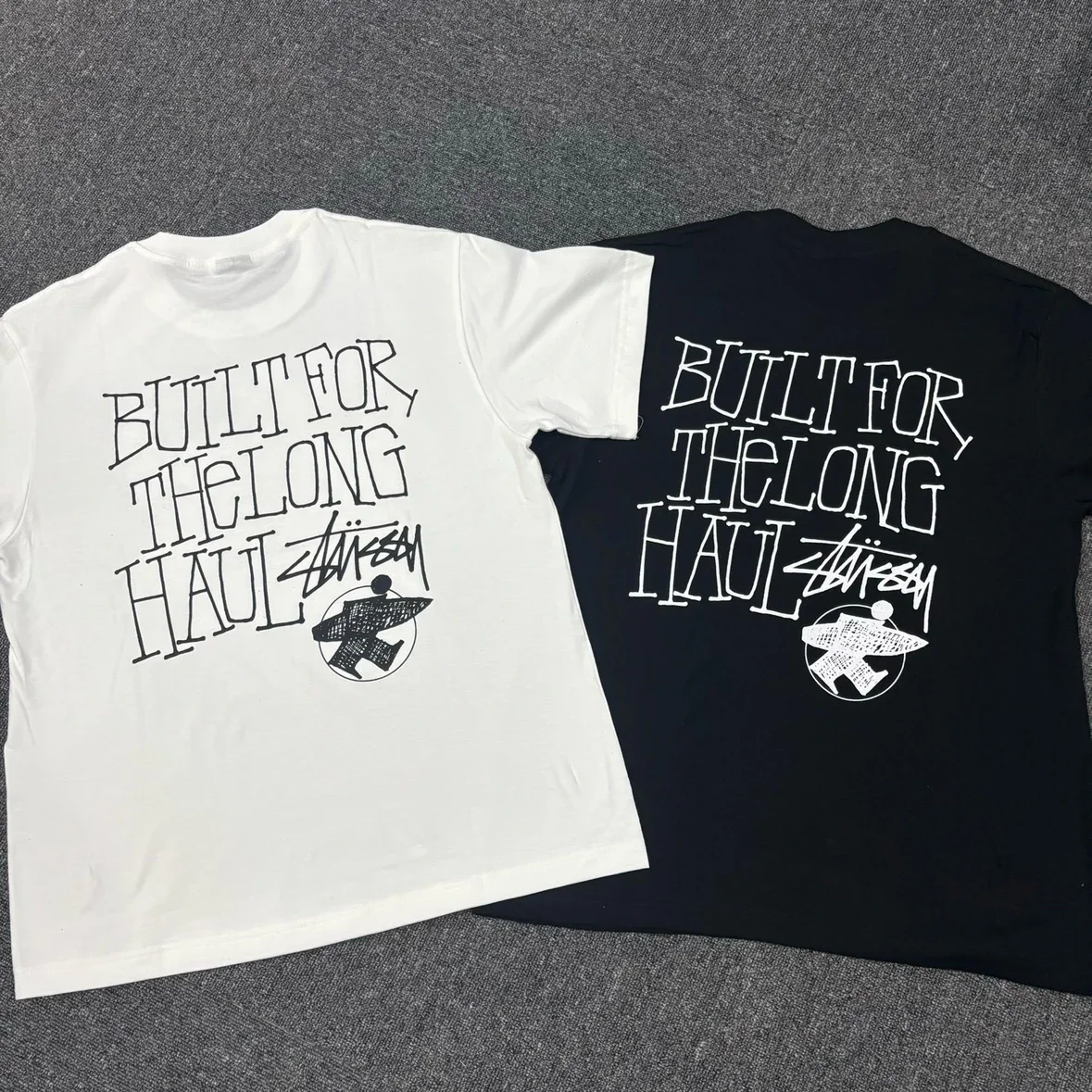 Original production 26SS STUSSY Surf Series Summer Surf Printed Couple Round Neck Short Sleeve T-Shi