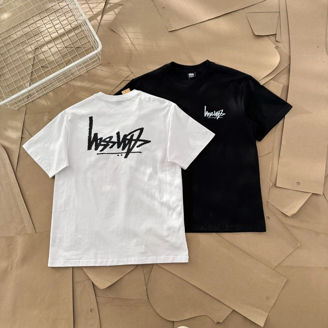 Original production 25SS Stussy Stussy reverse logo printed short-sleeved T-shirt TEE Stussy origina