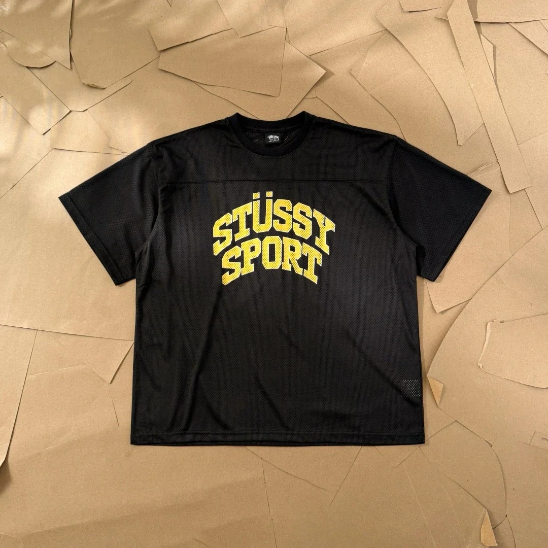 Original production of Stussy SPORT MESH FOOTBALL JERSEY sports mesh football jersey, same style for