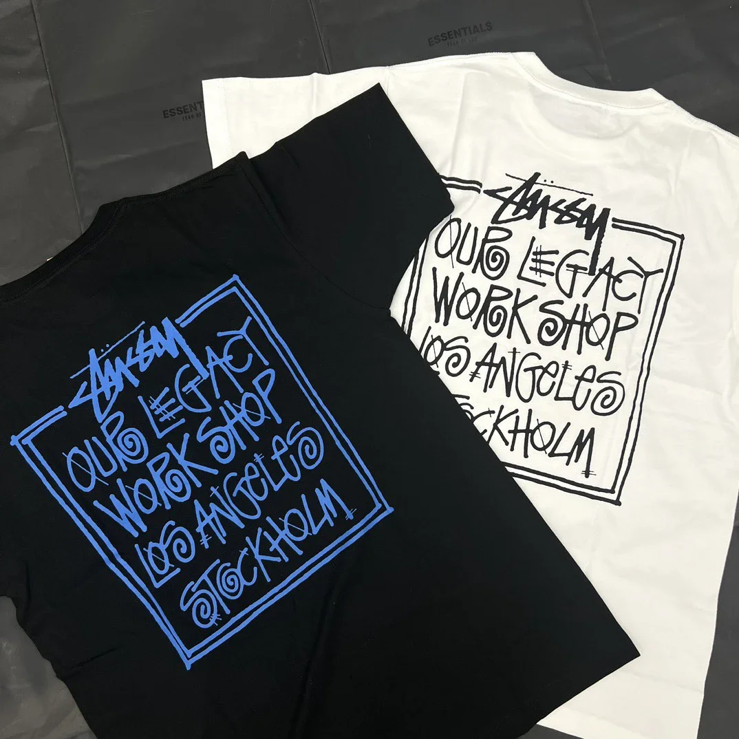 Original production Stussy OUR LEGACY Tai Chi co-branded short-sleeved Stussy originated from the su