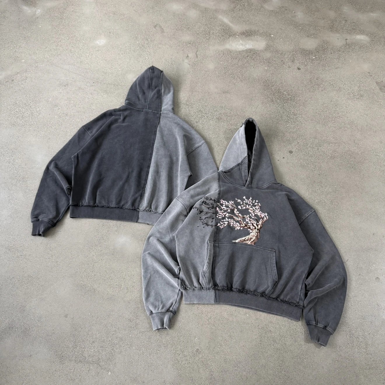 VCT013 Cherry Tree Splicing Hoodie