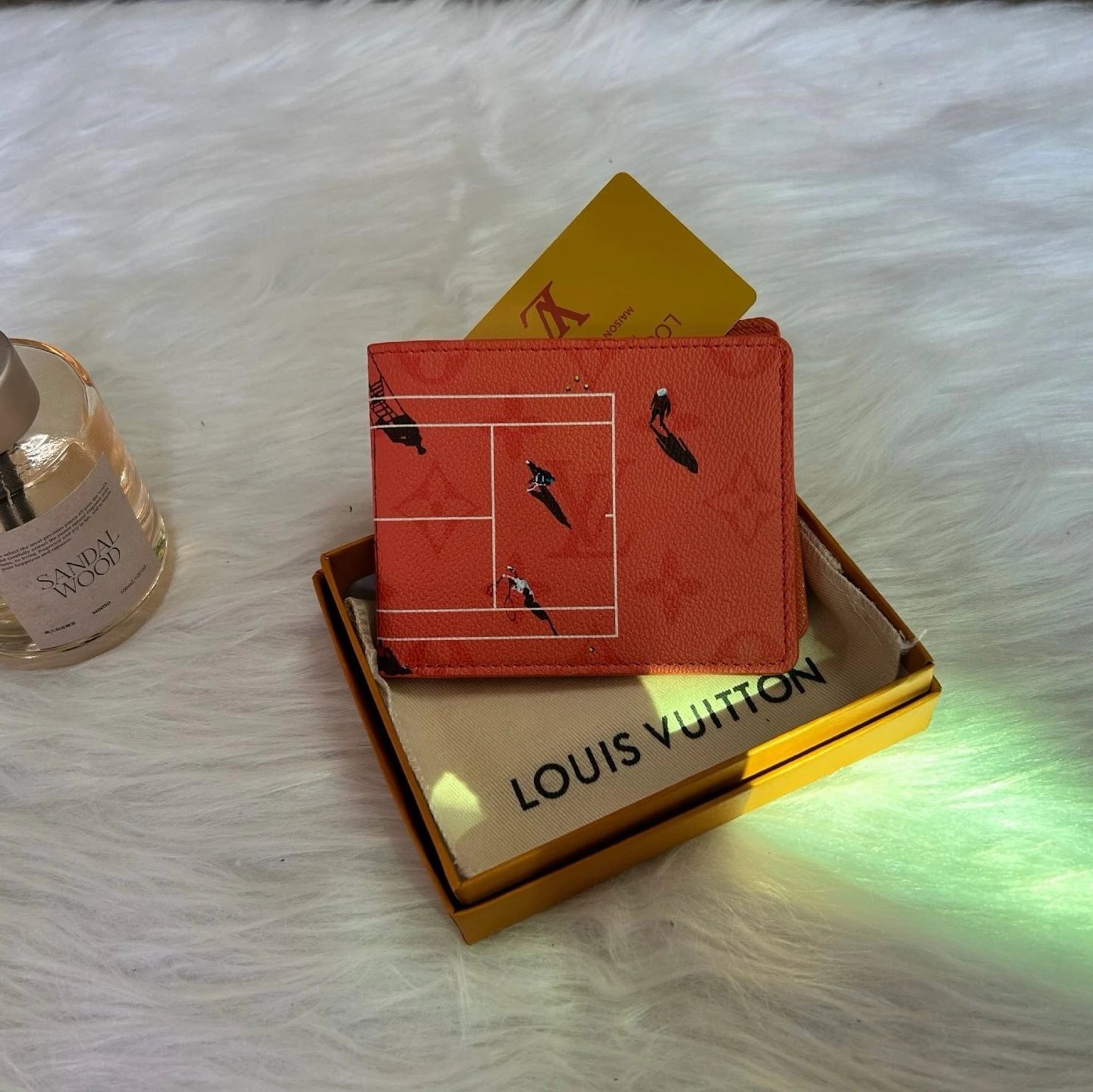 Orange wallet